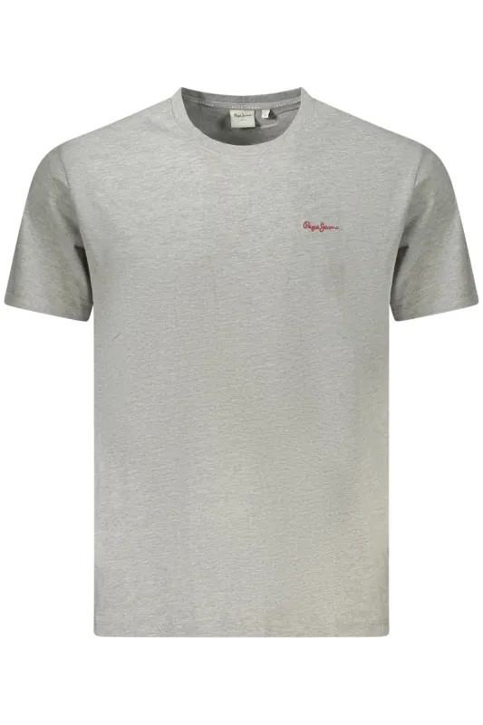 PEPE JEANS MEN S SHORT-SLEEVED T-SHIRT, GREY sold by Siebentaschen
