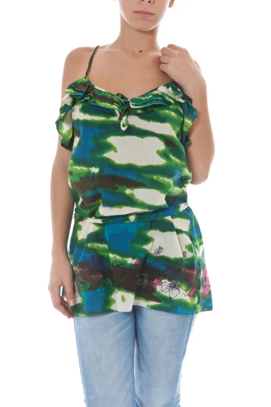 JOHN GALLIANO WOMEN S GREEN TANK sold by Siebentaschen