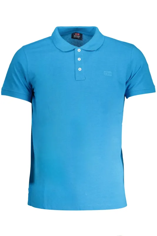 NORWAY 1963 MEN S BLUE SHORT SLEEVED POLO SHIRT sold by Siebentaschen