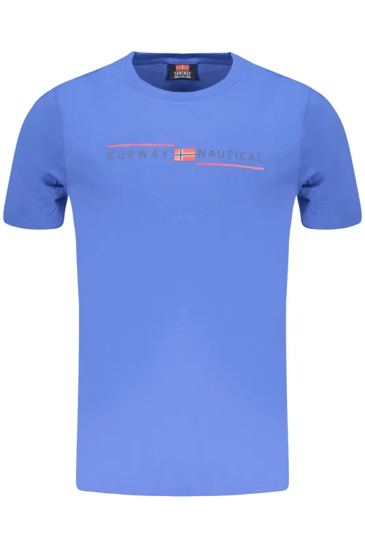 NORWAY 1963 MEN S SHORT SLEEVE T-SHIRT BLUE sold by Siebentaschen