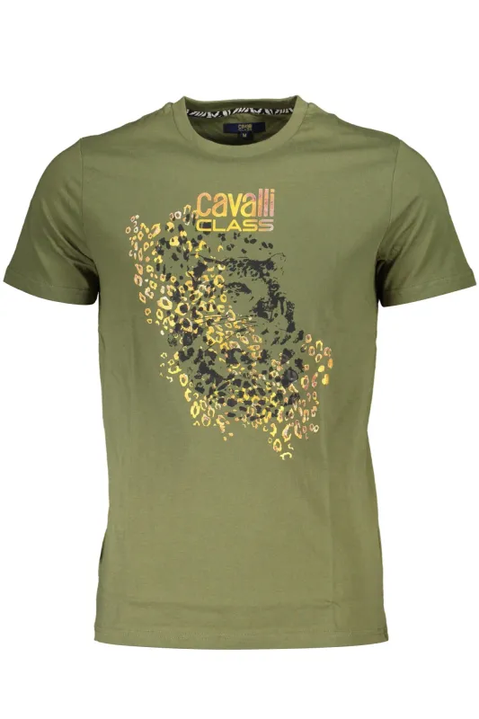 CAVALLI CLASS SHORT SLEEVE T-SHIRT MEN GREEN sold by Siebentaschen