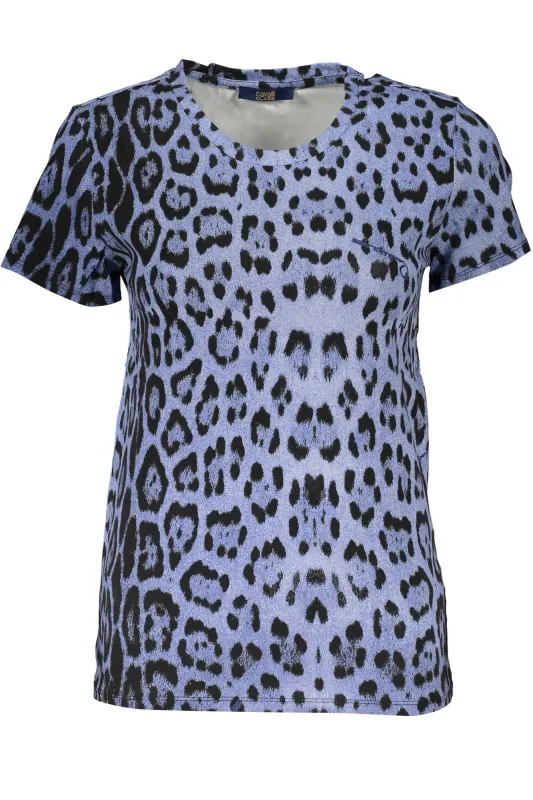 CAVALLI CLASS WOMEN S SHORT SLEEVE T-SHIRT BLUE made by Siebentaschen
