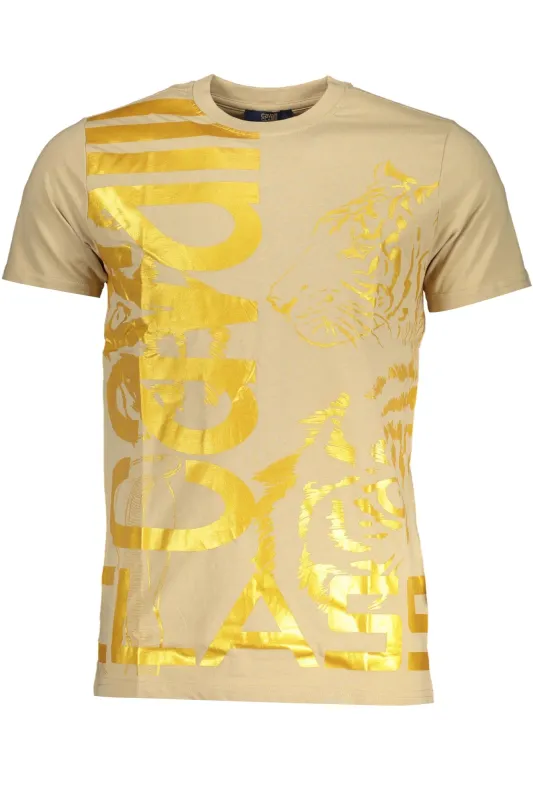 CAVALLI CLASS MEN S SHORT SLEEVED T-SHIRT BEIGE sold by Siebentaschen