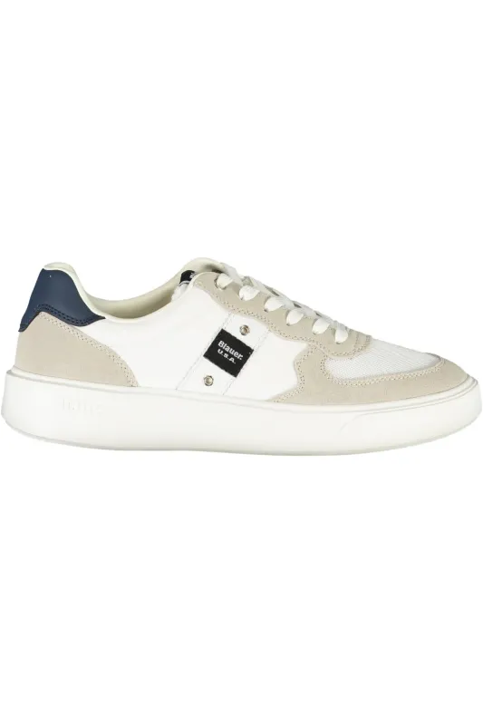 BLAUER SPORTS SHOES MEN WHITE sold by Siebentaschen