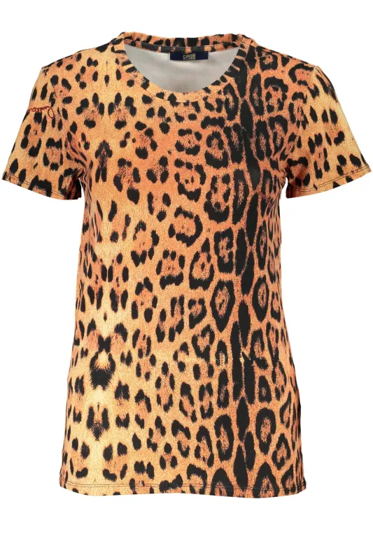 CAVALLI CLASS WOMEN S SHORT SLEEVE T-SHIRT ORANGE sold by Siebentaschen