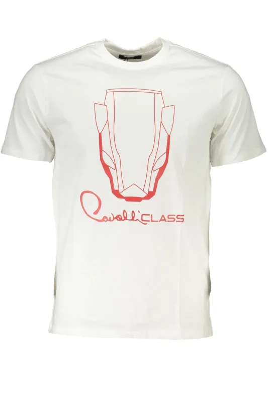 CAVALLI CLASS MEN S SHORT SLEEVED T-SHIRT WHITE sold by Siebentaschen