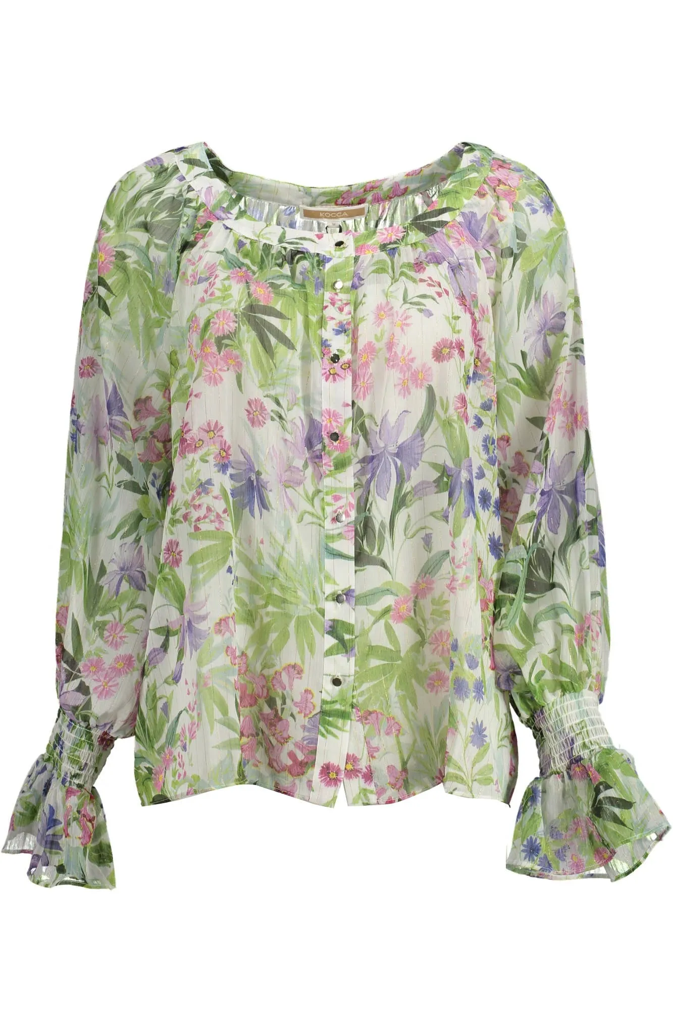 KOCCA LONG SLEEVE SHIRT GREEN WOMAN sold by Siebentaschen