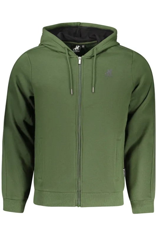 US GRAND MEN S GREEN ZIP-UP SWEATSHIRT sold by Siebentaschen