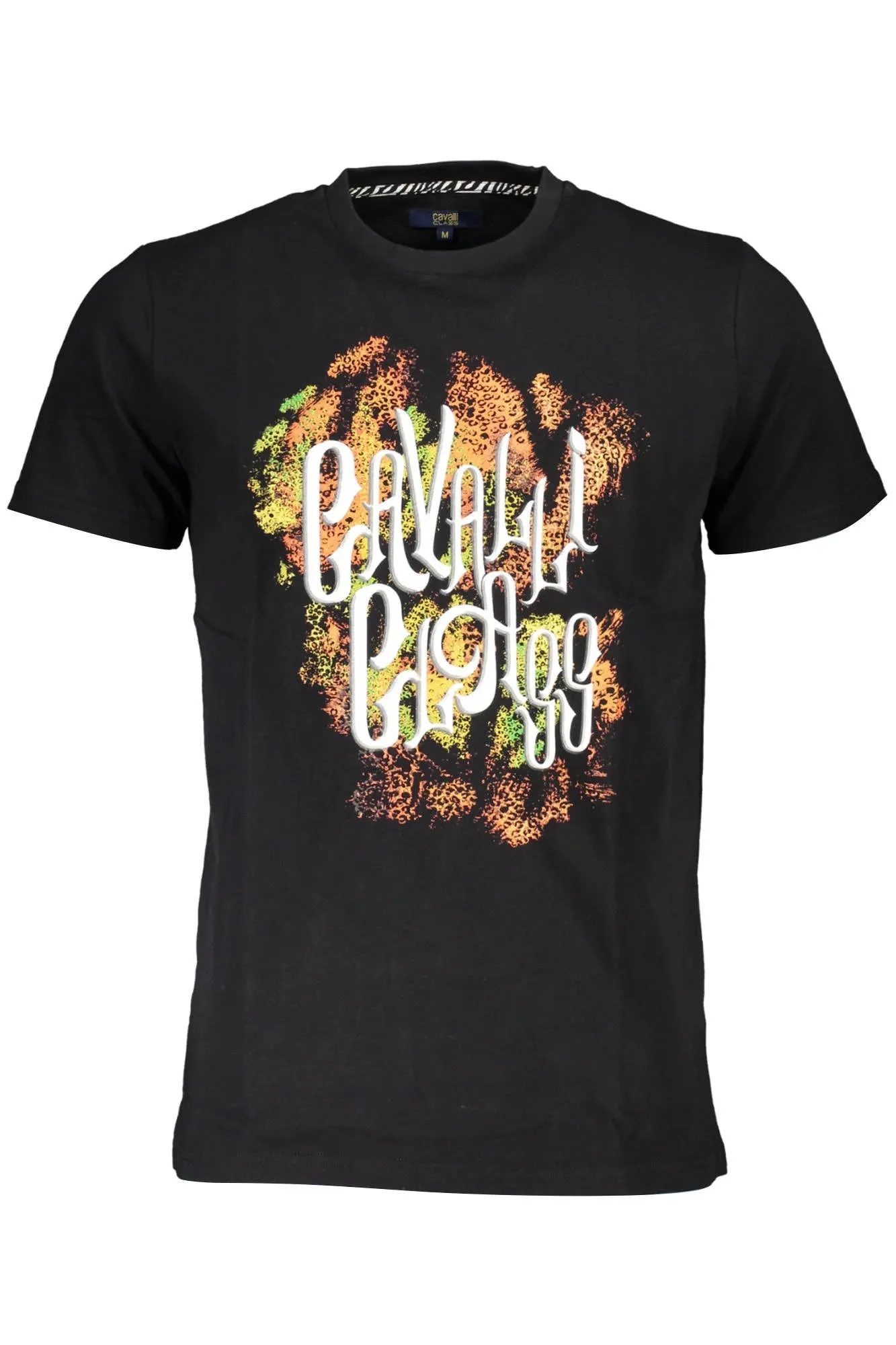 CAVALLI CLASS SHORT SLEEVE T-SHIRT MEN BLACK sold by Siebentaschen