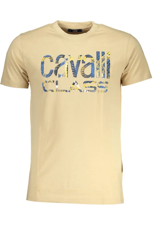 CAVALLI CLASS MEN S SHORT SLEEVED T-SHIRT BEIGE sold by Siebentaschen