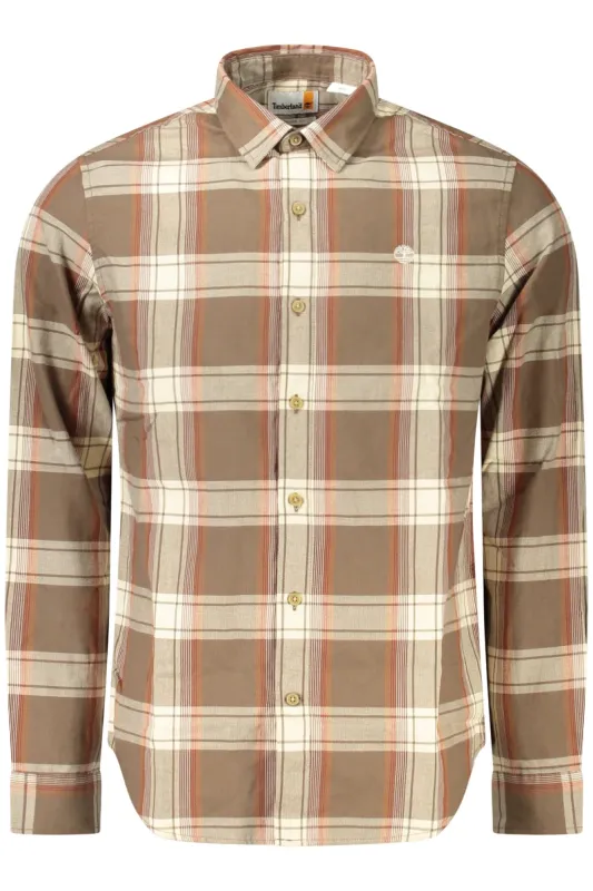 TIMBERLAND MEN S LONG-SLEEVED SHIRT, BROWN sold by Siebentaschen
