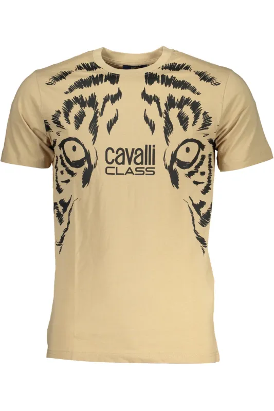 CAVALLI CLASS MEN S SHORT SLEEVED T-SHIRT BEIGE sold by Siebentaschen