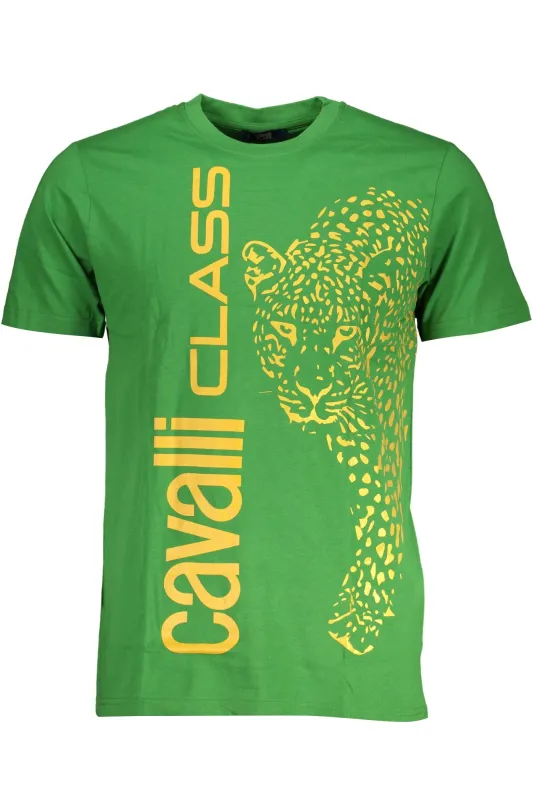 CAVALLI CLASS GREEN MEN S SHORT SLEEVED T-SHIRT sold by Siebentaschen