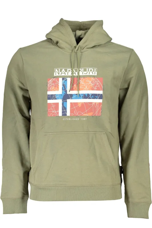 NAPAPIJRI GREEN MEN S ZIPLESS SWEATSHIRT sold by Siebentaschen