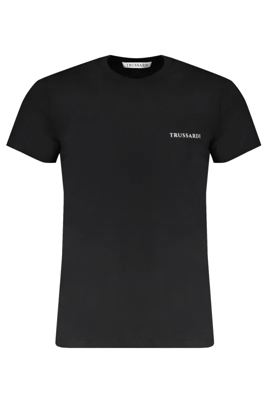 TRUSSARDI MEN S SHORT SLEEVE T-SHIRT BLACK sold by Siebentaschen