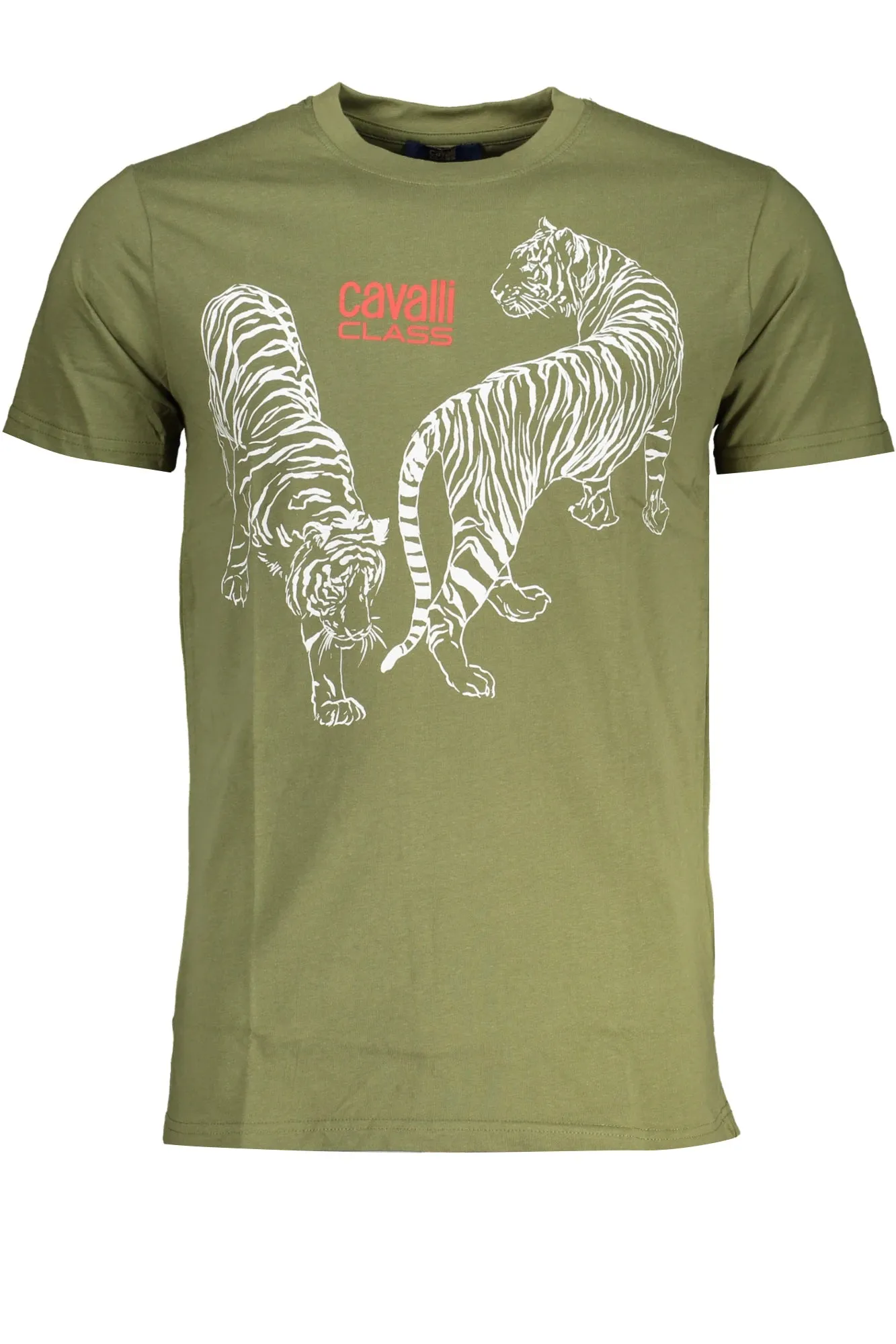 CAVALLI CLASS GREEN MEN S SHORT SLEEVED T-SHIRT sold by Siebentaschen