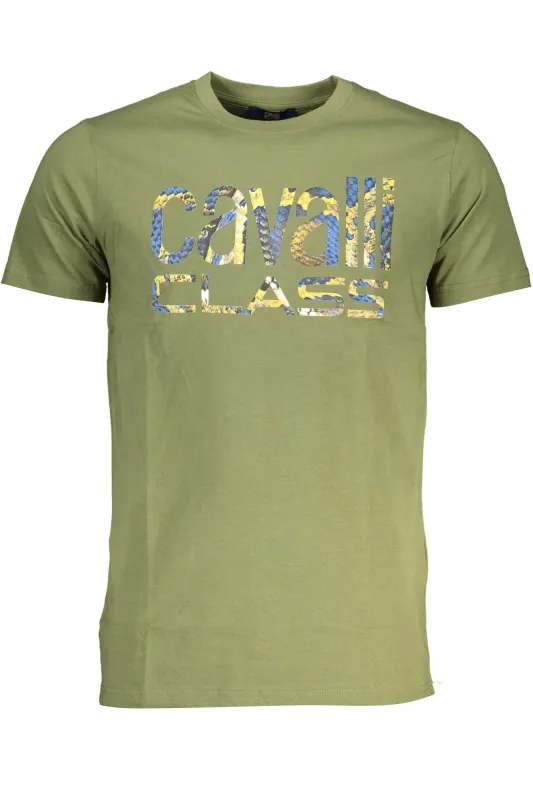 CAVALLI CLASS GREEN MEN S SHORT SLEEVED T-SHIRT sold by Siebentaschen