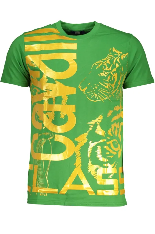 CAVALLI CLASS GREEN MEN S SHORT SLEEVED T-SHIRT sold by Siebentaschen