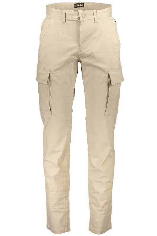 NAPAPIJRI BEIGE MAN PANTS sold by Siebentaschen