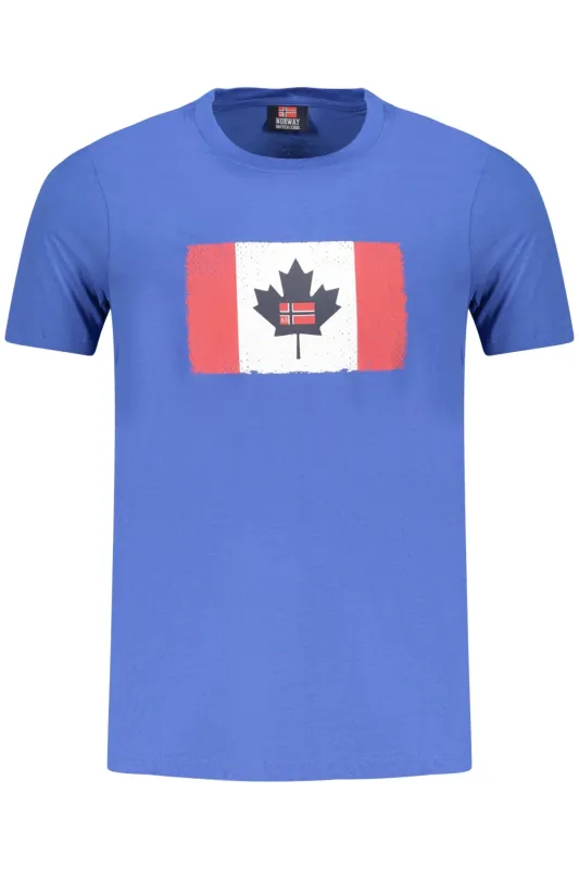 NORWAY 1963 MEN S SHORT SLEEVE T-SHIRT BLUE sold by Siebentaschen