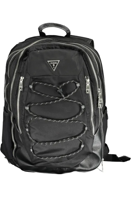 GUESS JEANS BLACK MAN BACKPACK sold by Siebentaschen