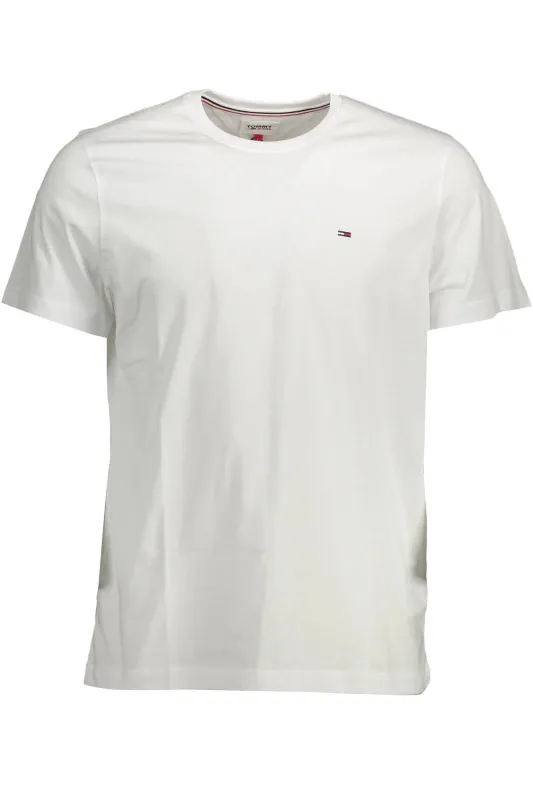 TOMMY HILFIGER MEN S WHITE SHORT SLEEVE T-SHIRT sold by Siebentaschen