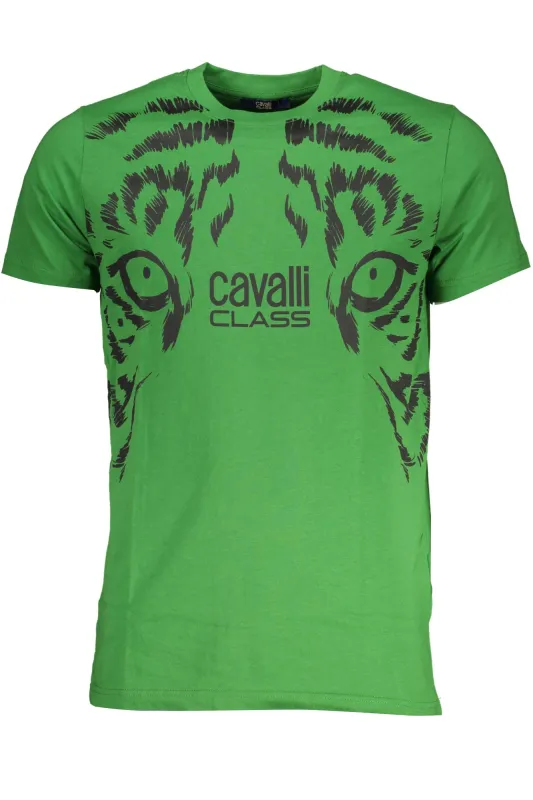 CAVALLI CLASS GREEN MEN S SHORT SLEEVED T-SHIRT sold by Siebentaschen