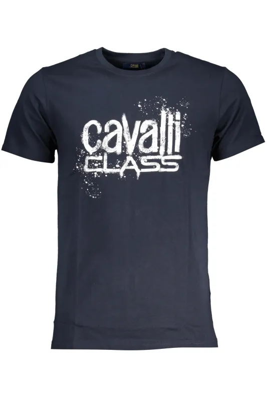 CAVALLI CLASS MEN S SHORT SLEEVED T-SHIRT BLUE sold by Siebentaschen