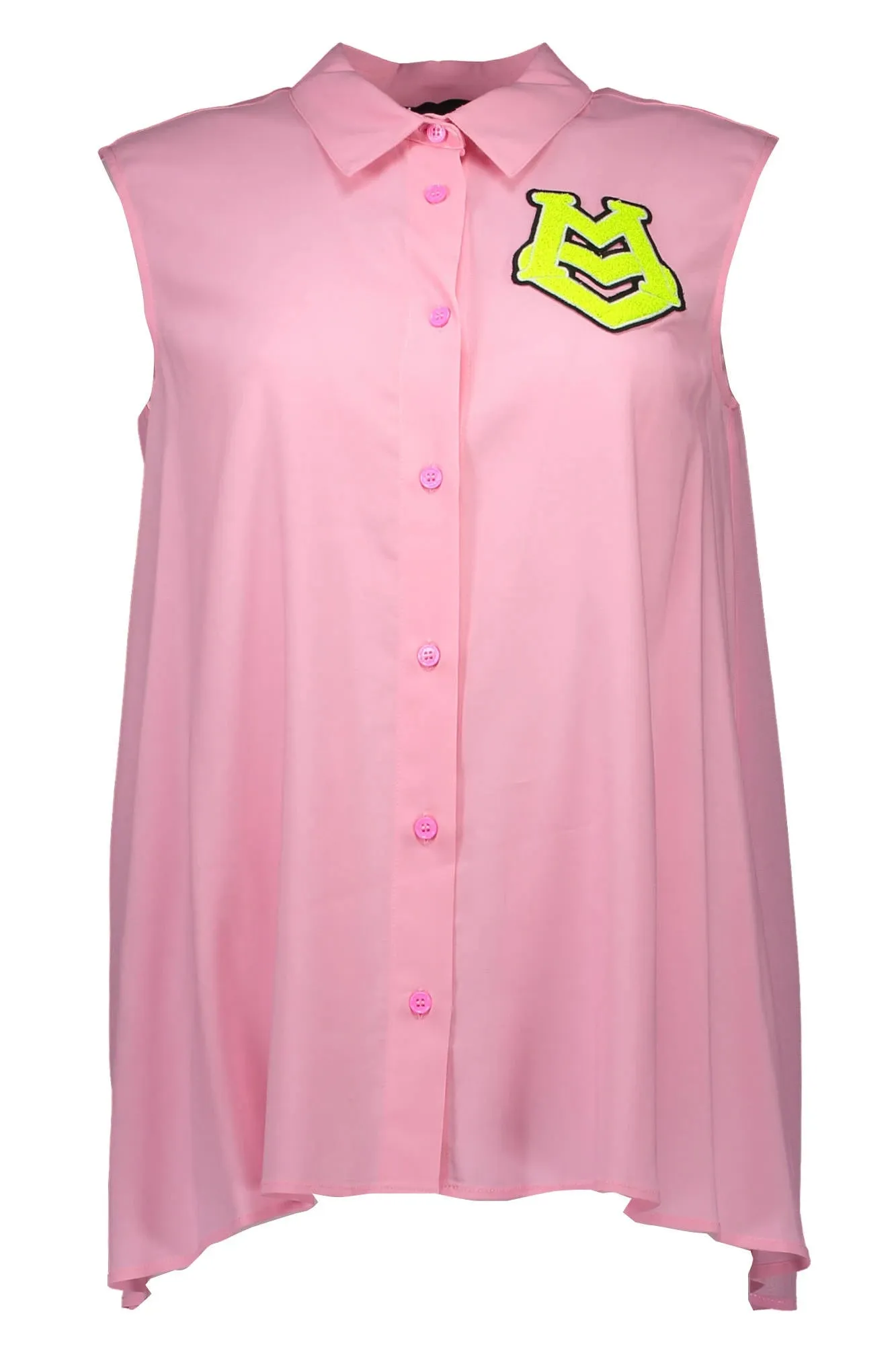 LOVE MOSCHINO SLEEVELESS SHIRT WOMEN PINK sold by Siebentaschen