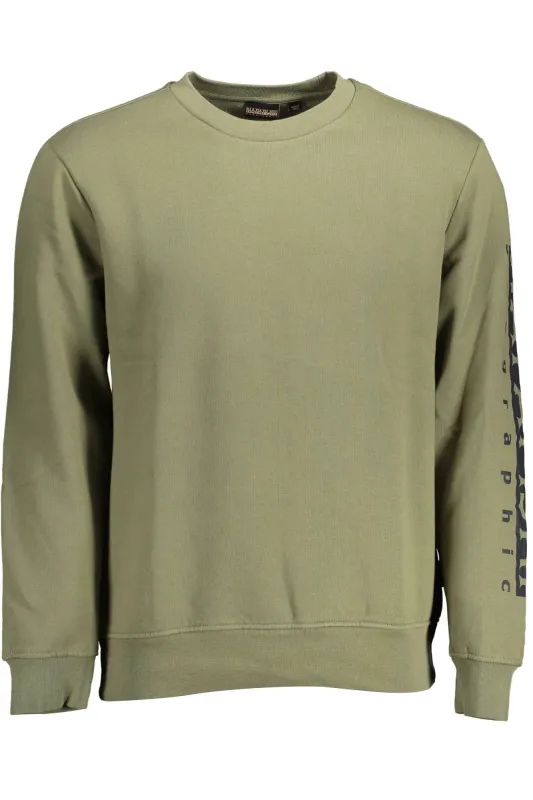 NAPAPIJRI SWEATSHIRT WITHOUT ZIP MEN GREEN sold by Siebentaschen