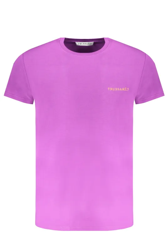 TRUSSARDI PURPLE MEN S SHORT SLEEVE T-SHIRT sold by Siebentaschen