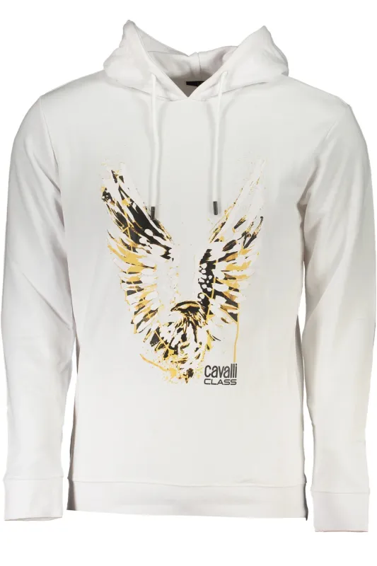 CAVALLI CLASS MEN S WHITE ZIPLESS SWEATSHIRT sold by Siebentaschen