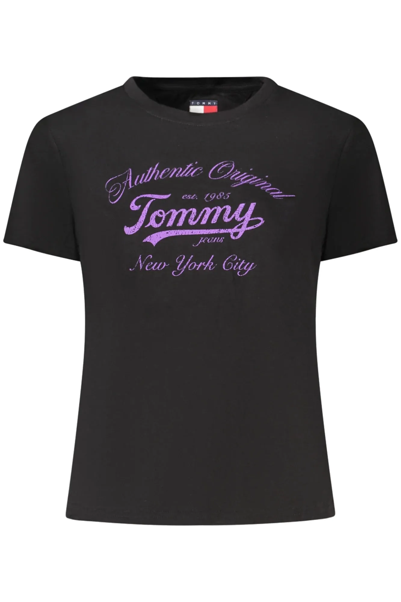 TOMMY HILFIGER WOMEN S SHORT-SLEEVE T-SHIRT BLACK sold by Siebentaschen