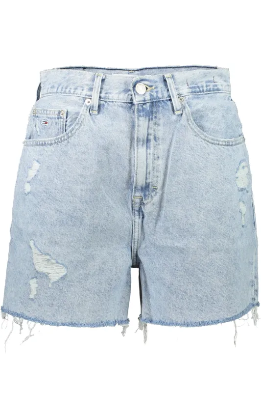 TOMMY HILFIGER JEANS SHORT WOMEN BLUE sold by Siebentaschen