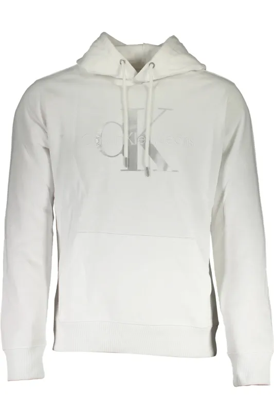 CALVIN KLEIN WHITE MEN S SWEATSHIRT WITHOUT ZIP sold by Siebentaschen