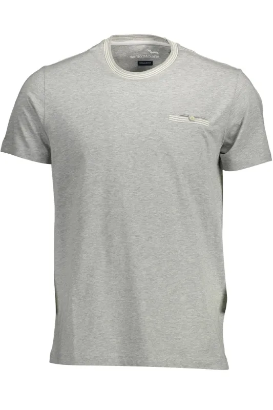 HARMONT &amp; BLAINE MEN S SHORT SLEEVE T-SHIRT GREY sold by Siebentaschen