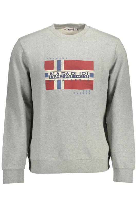NAPAPIJRI SWEATSHIRT WITHOUT ZIP MAN GRAY sold by Siebentaschen