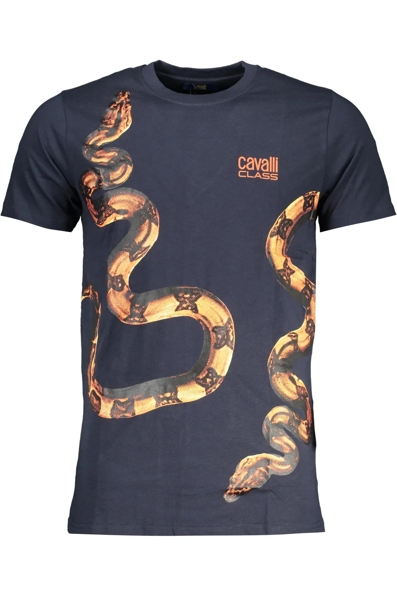 CAVALLI CLASS MEN S SHORT SLEEVED T-SHIRT BLUE sold by Siebentaschen