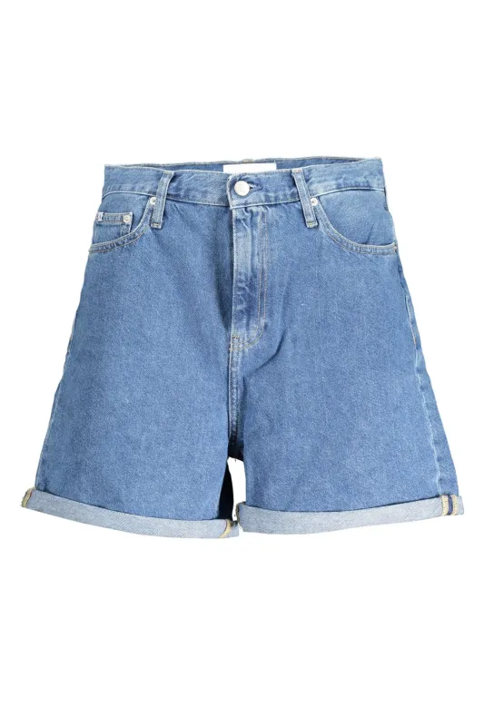 CALVIN KLEIN JEANS SHORT WOMEN BLUE sold by Siebentaschen