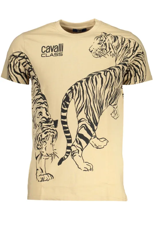 CAVALLI CLASS MEN S SHORT SLEEVED T-SHIRT BEIGE sold by Siebentaschen