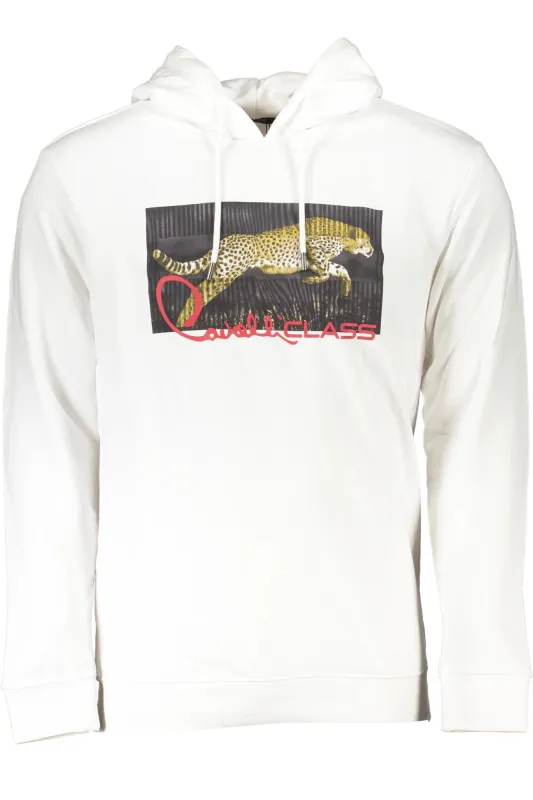 CAVALLI CLASS MEN S WHITE ZIPLESS SWEATSHIRT sold by Siebentaschen