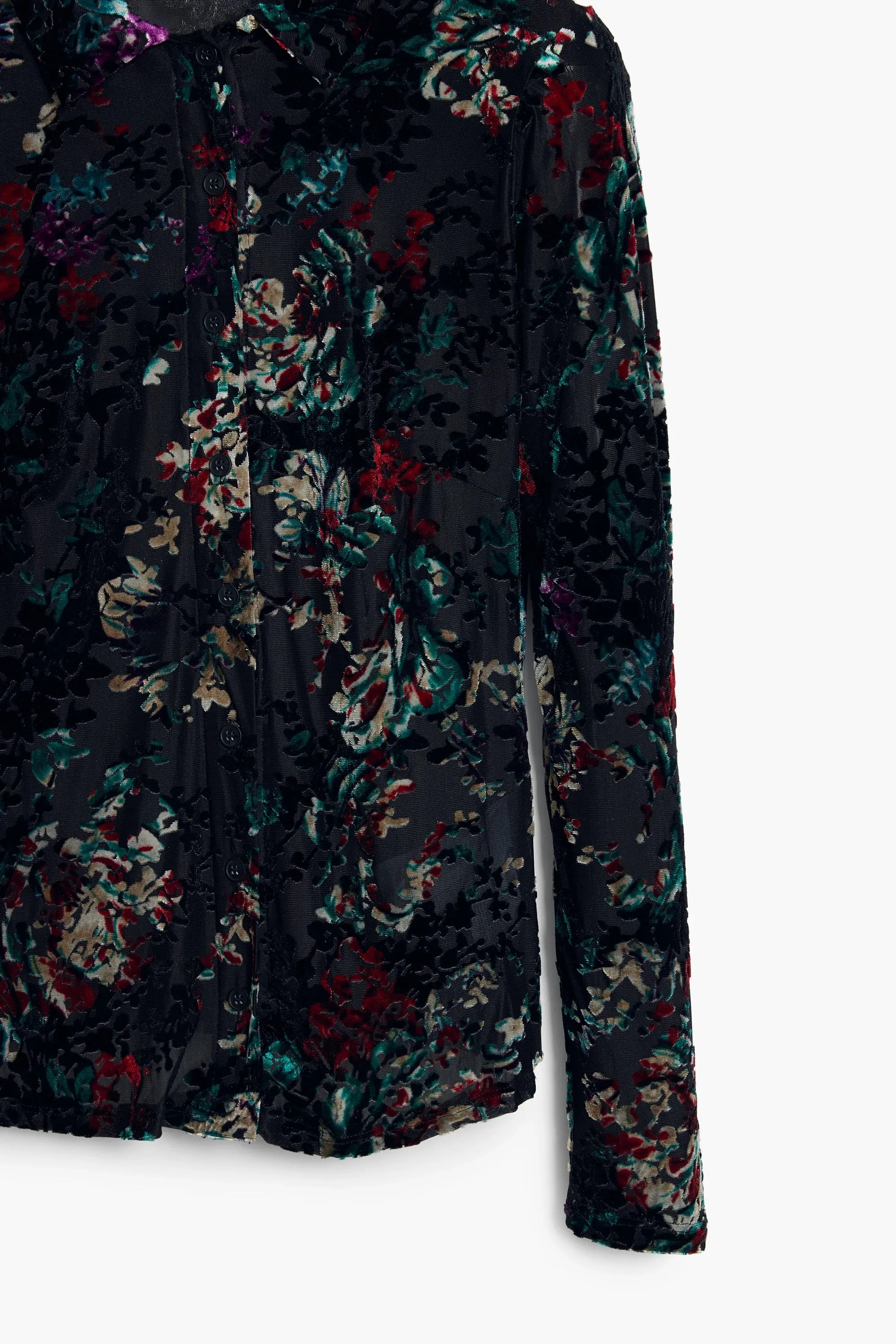 DESIGUAL WOMEN S LONG-SLEEVED SHIRT, BLACK sold by Siebentaschen product image thumbnail 3