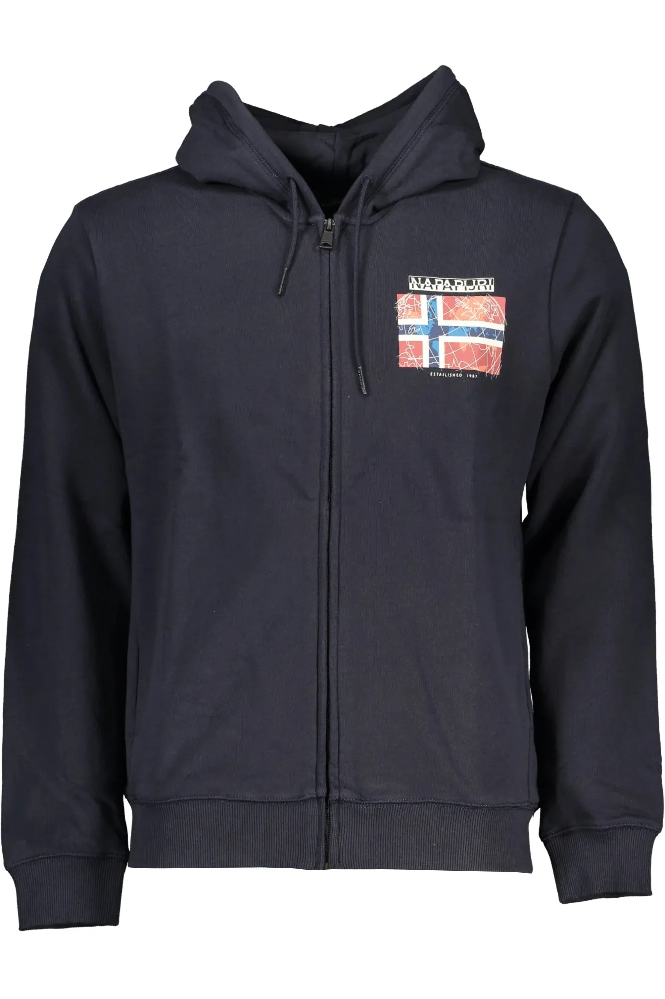 NAPAPIJRI MEN S BLUE ZIP SWEATSHIRT sold by Siebentaschen