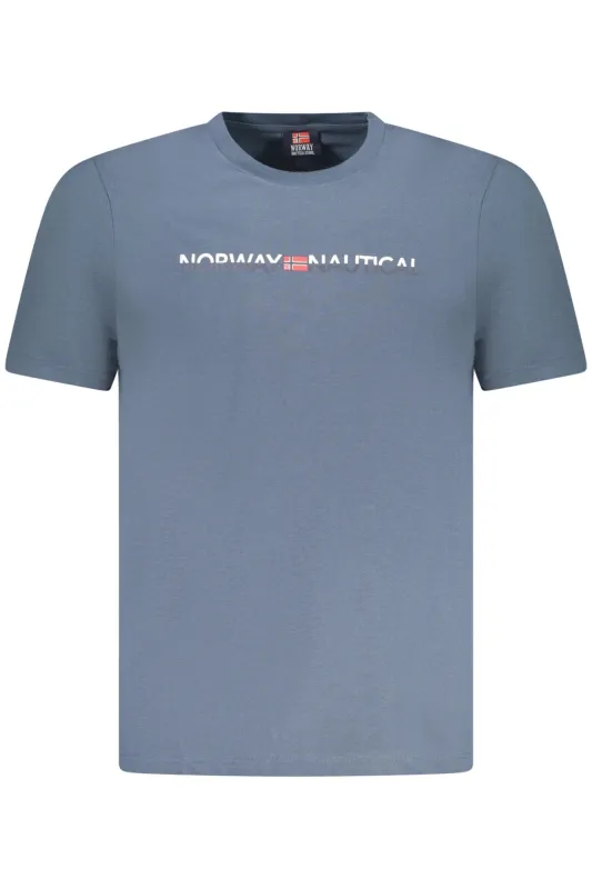 NORWAY 1963 MEN S SHORT SLEEVE T-SHIRT BLUE sold by Siebentaschen