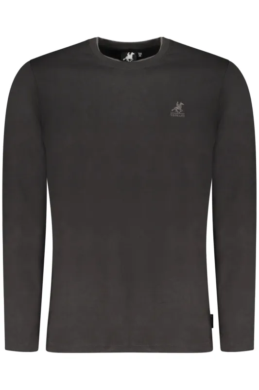 US GRAND MEN S LONG-SLEEVED BLACK T-SHIRT sold by Siebentaschen