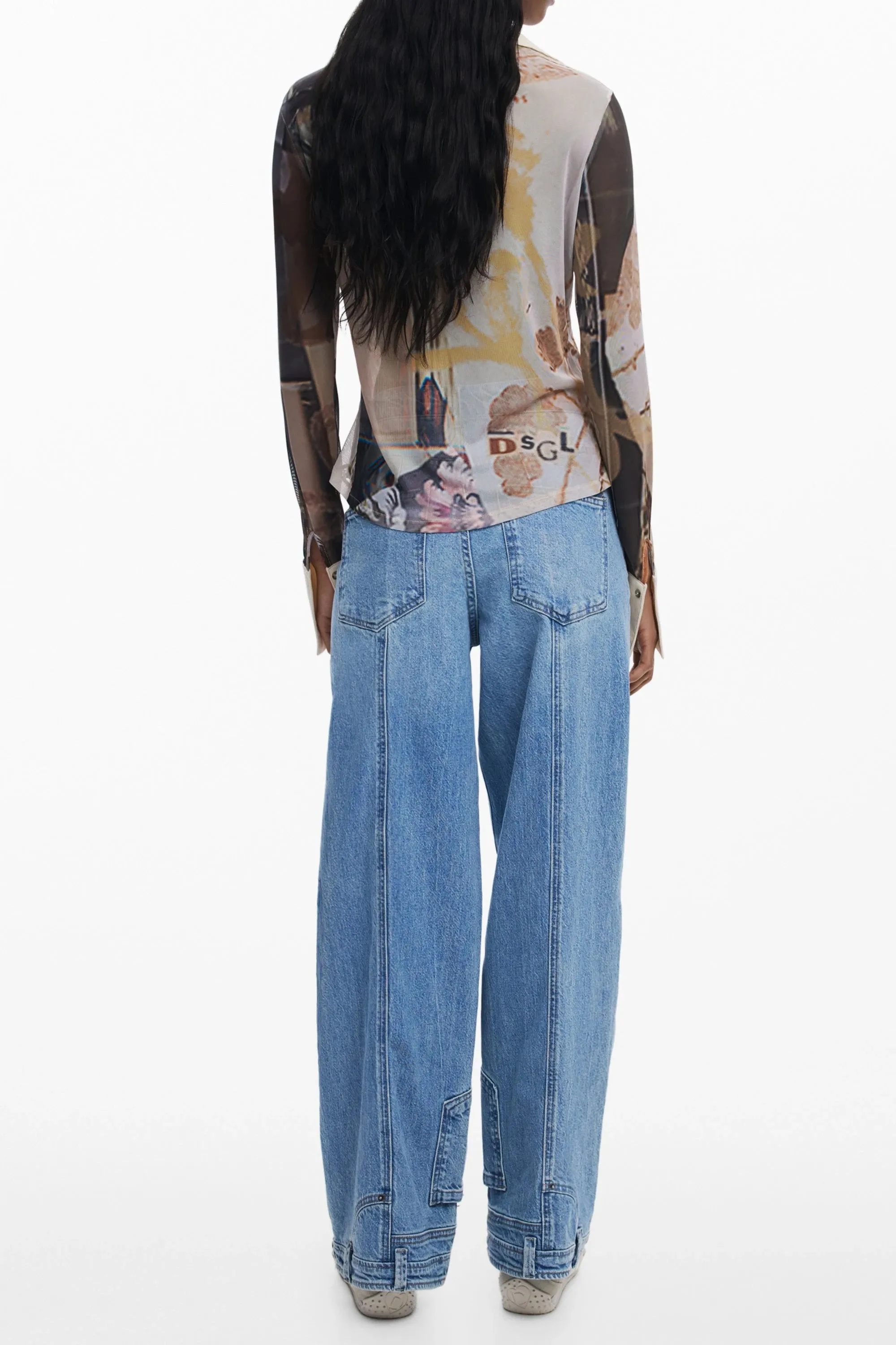 DESIGUAL WOMEN S LONG-SLEEVED SHIRT, BEIGE sold by Siebentaschen product image thumbnail 2