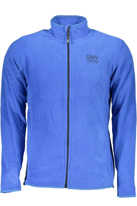 GIAN MARCO VENTURI MEN S BLUE ZIP-UP SWEATSHIRT sold by Siebentaschen