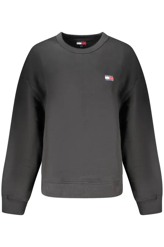 TOMMY HILFIGER SWEATSHIRT WITHOUT ZIP WOMEN BLACK sold by Siebentaschen