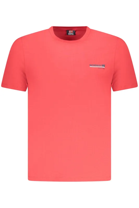 NORWAY 1963 MEN S SHORT SLEEVE T-SHIRT RED sold by Siebentaschen