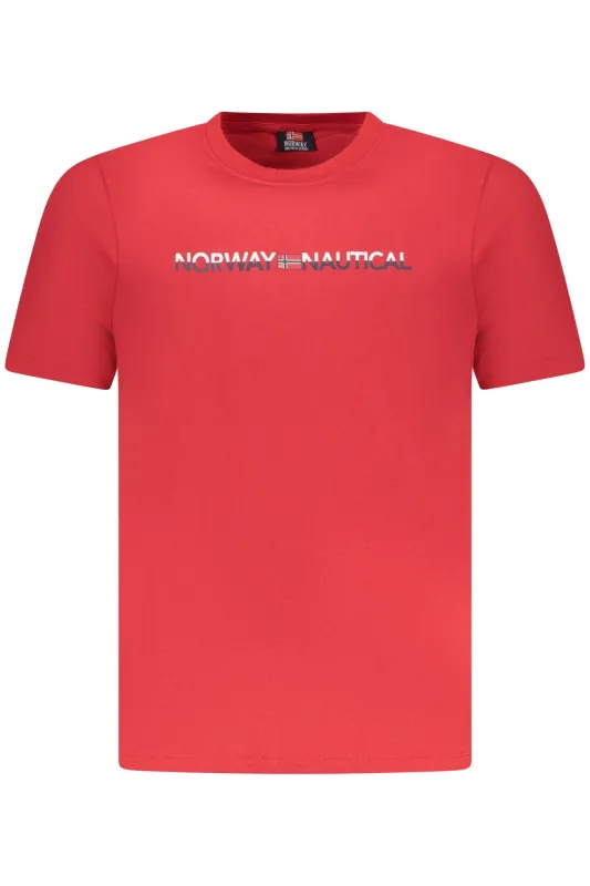 NORWAY 1963 MEN S SHORT SLEEVE T-SHIRT RED sold by Siebentaschen